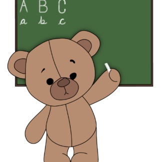 Teacher Bear Sticker