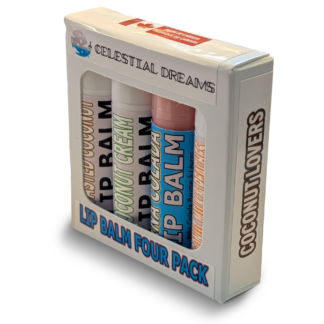 Coconut Lovers Lip Balm 4 Pack
