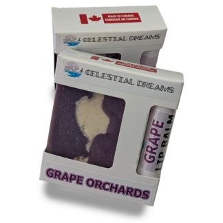 Handmade Soap and Lip Balm Combo - Grape Orchards