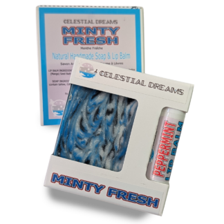 Handmade Soap and Lip Balm Combo - Minty Fresh