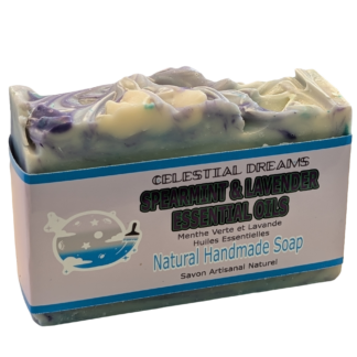 Spearmint & Lavender Essential Oils - Natural Handmade Soap